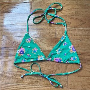 Frankie’s Bikinis Meadow Triangle Bikini Top
